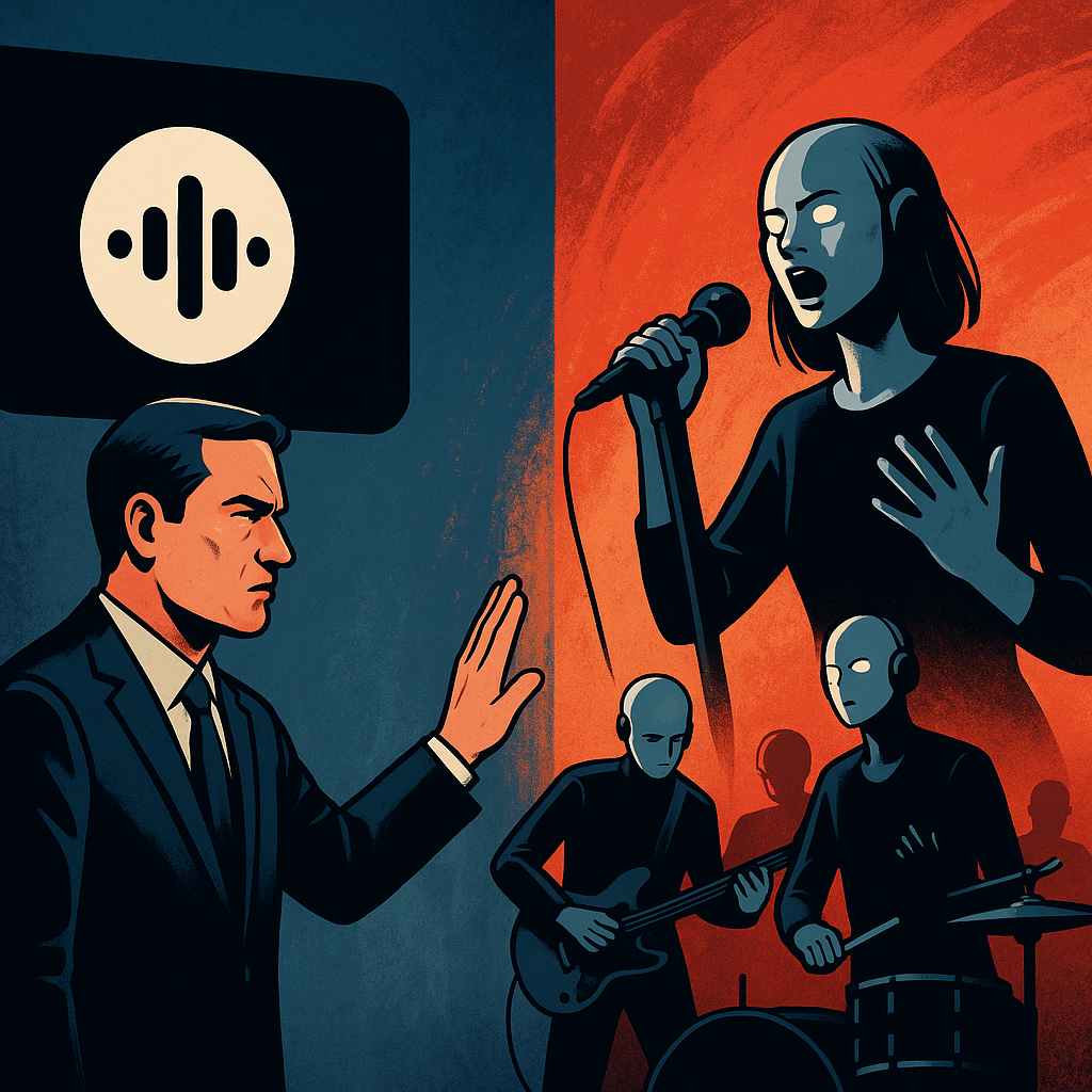 Streaming Giants Clash with AI: New Policies and Rising AI Bands in 2025