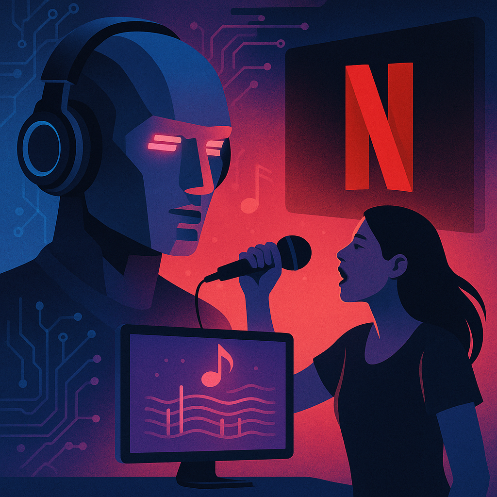 How AI Music is Transforming Entertainment in 2025: Netflix’s GenAI Integration & Suno’s New Features