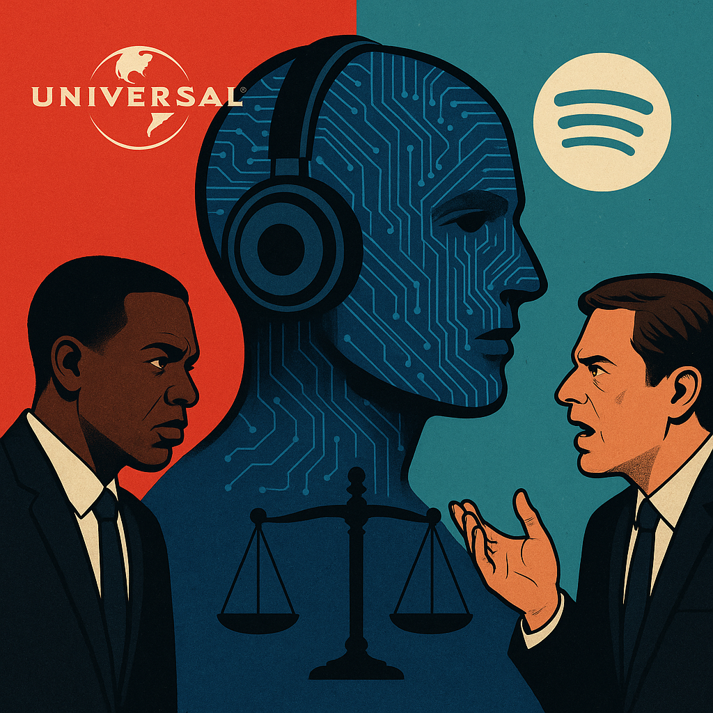 The Legal and Ethical Battle Over AI Music: UMG Partnerships and Spotify Controversies